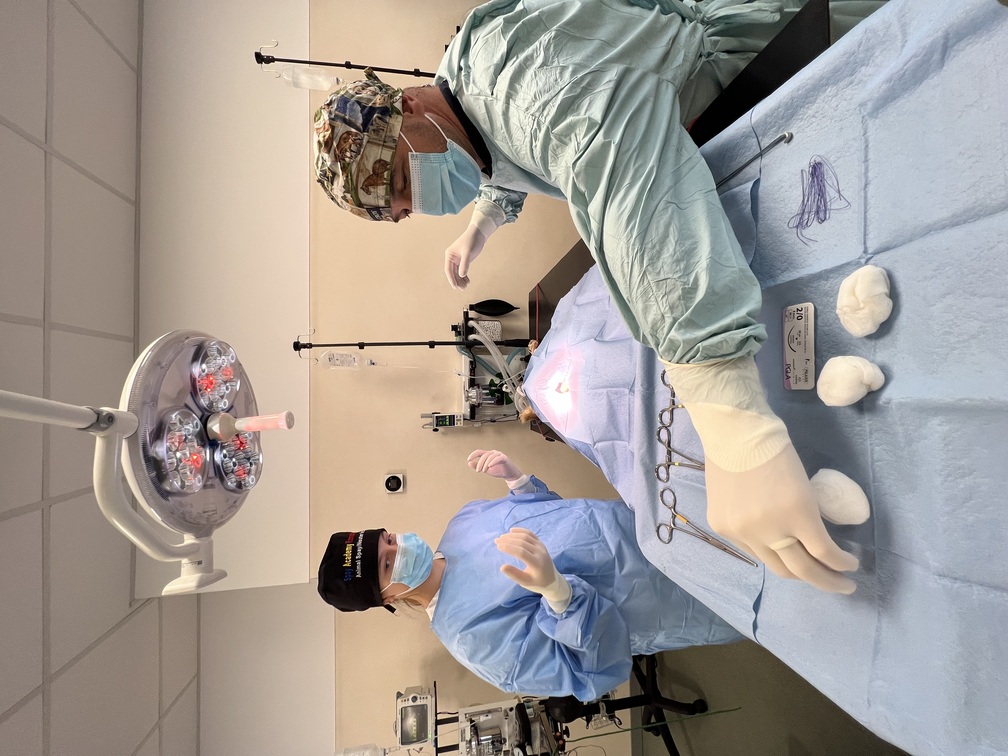 learning dog surgery